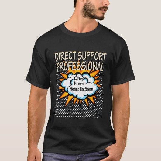 Direkte Unterstützung Beruflicher Helfer T-Shirt (Vorderseite)