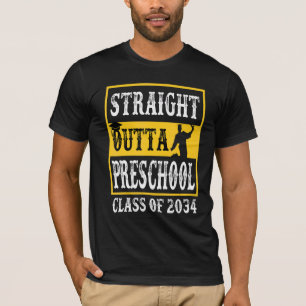 Direkte Vorschulklasse 2034 wächst mit T-Shirt