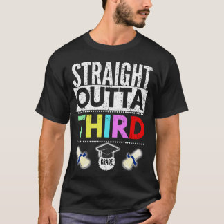 Direkter Abschluss der dritten Klasse am letzten T T-Shirt