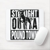 Direkter Outta Pound Town Mouse Pad Mousepad (Mit Mouse)