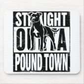 Direkter Outta Pound Town Mouse Pad Mousepad (Vorne)