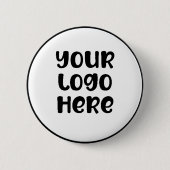 DIREKTES Minimalistisches Firmenlogo Button (Vorderseite)