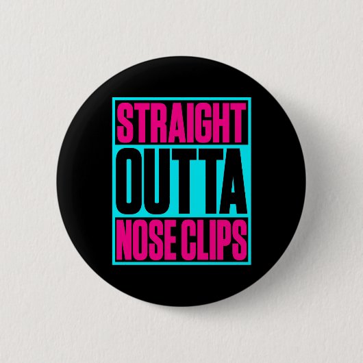 Direktes Outta Nose Clips Synchronschwimmen Button (Vorderseite)