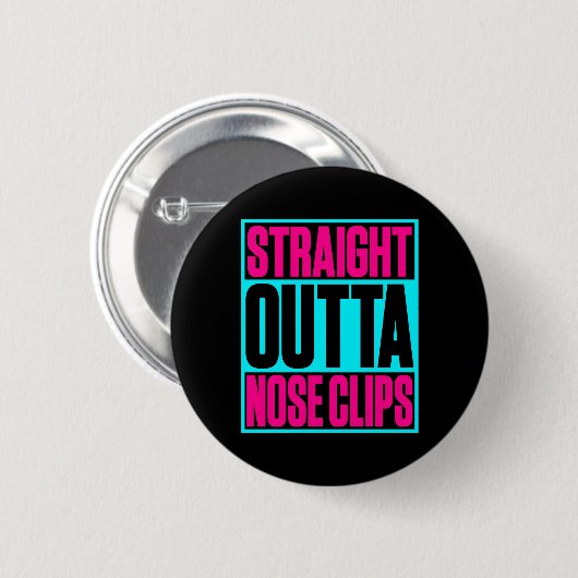 Direktes Outta Nose Clips Synchronschwimmen Button (Vorne & Hinten)