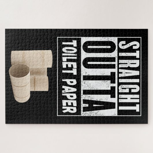 Direktes Toilettenpapier im Freien, Engpass bei de Puzzle (Horizontal)