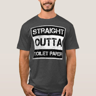 Direktes Toilettenpapier Panic Social Distance T-Shirt