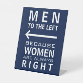 Direktion Bad Sign Funny Toilet Tabletop Sockelschild (Vorderseite)