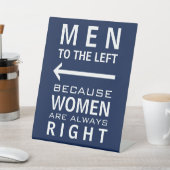 Direktion Bad Sign Funny Toilet Tabletop Sockelschild (In SItu)