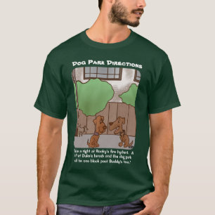 Direktionen des Dog Park: Der grüne T - Shirt der 