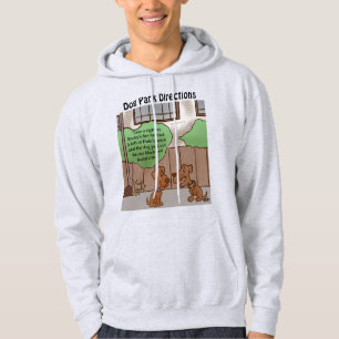 Direktionen des Dog Park Men Hoodie