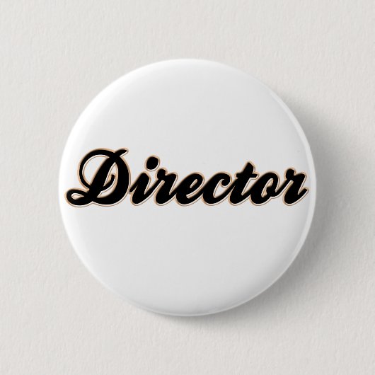 Direktor Baseball Style Button (Vorderseite)
