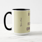 "Direktor der Finanzoperationen" Tasse (Links)