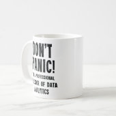 Direktor für Datenanalyse Kaffeetasse (Vorderseite Links)