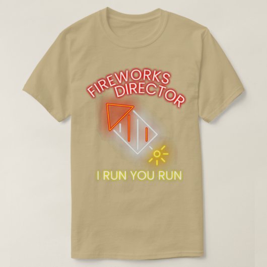 Direktor für Fireworks T-Shirt (Design vorne)
