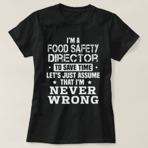 Direktor für Lebensmittelsicherheit T-Shirt