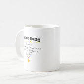 Direktor für Strategie Kaffeetasse (Vorderseite Links)