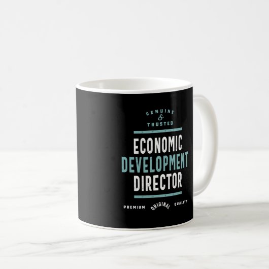 Direktor für Wirtschaftsentwicklung Kaffeetasse (VorderseiteRechts)