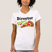 Direktor (lustige) Pizza T-Shirt (Vorderseite)