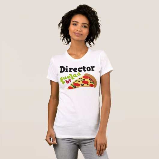 Direktor (lustige) Pizza T-Shirt (Vorne ganz)