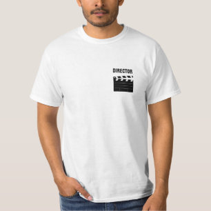 Direktor mit Film-Markierungs-Wert-T - Shirt