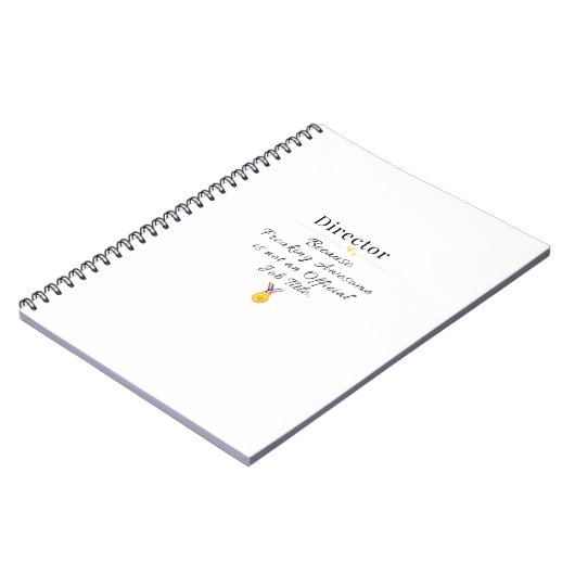 Direktor Notizblock (Linke Seite)