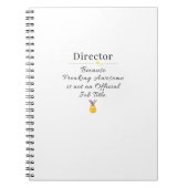 Direktor Notizblock (Vorderseite)