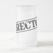Direktor Stamp Mattglas Bierglas (Mittel)