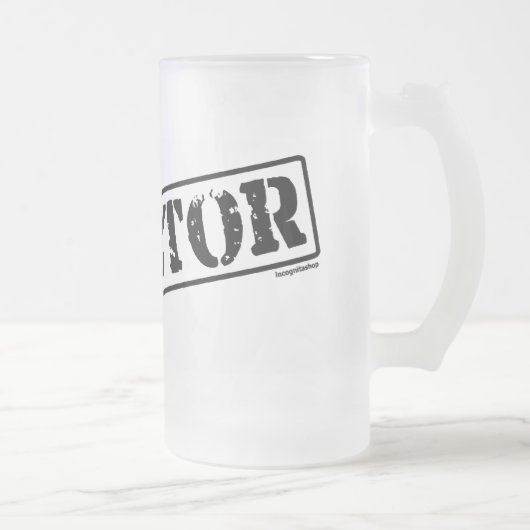 Direktor Stamp Mattglas Bierglas (Rechts)