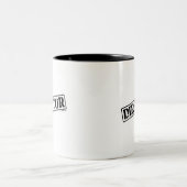 Direktor Stamp Zweifarbige Tasse (Mittel)