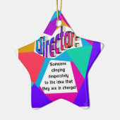 Direktor… verantwortlich? keramik ornament (Links)