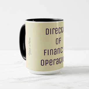 "Direktor von Finanzgeschäften " Tasse