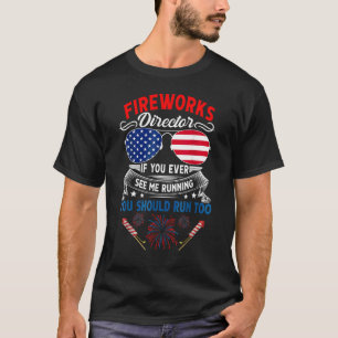 Direktor von Fireworks, wenn Sie je meinen Lauf se T-Shirt