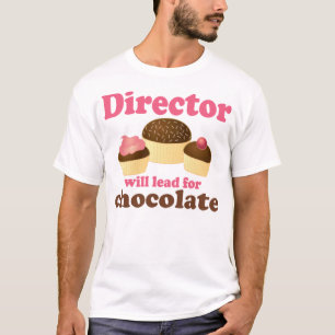 Direktor Will Lead für Schokolade T-Shirt