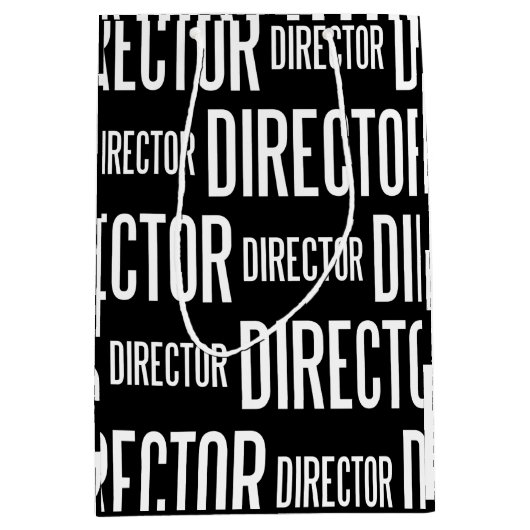 Direktornmattgeschenktasche (Medium) Mittlere Geschenktüte (Vorderseite)