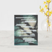 Dirge ohne Musik-Beileidskarte Karte (Gelbe Blume)