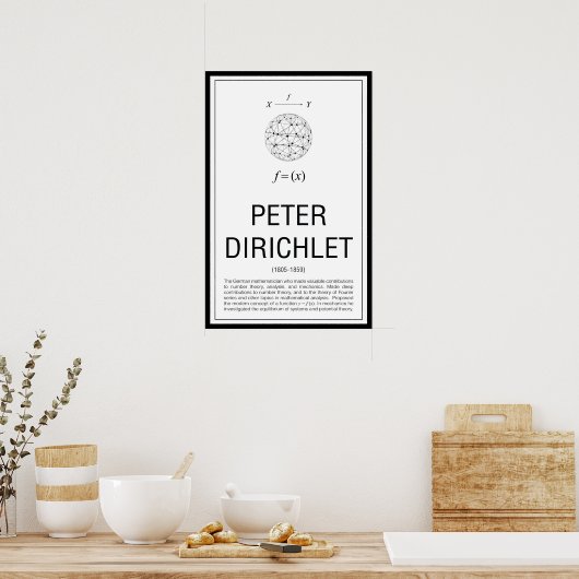 Dirichlet Poster (Küche)