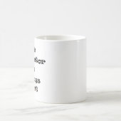 Dirigent hat immer recht kaffeetasse (Mittel)