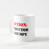 Dirigent ist mürrisch kaffeetasse (Vorderseite Links)