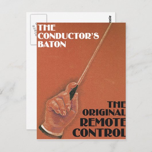 Dirigent Postkarte (Vorne/Hinten)