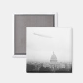 Dirigible Over D.C., 1920er Magnet (Vorderseite/Rückseite)
