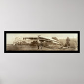 Dirigible Shenandoah Desaster Foto 1925 Poster (Vorne)
