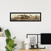 Dirigible Shenandoah Desaster Foto 1925 Poster (Heimbüro)