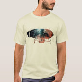 Dirigible Zeppelin-Silhouette T-Shirt (Vorderseite)