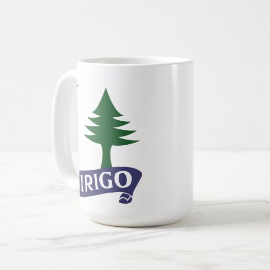 Dirigo/1901 Maine Flag Kaffeetasse (Vorderseite Links)