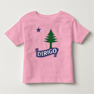 Dirigo/1901 Maine Flag Kleinkind T-shirt