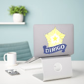Dirigo Decal Aufkleber (Laptop auf Schreibtisch)