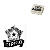 Dirigo und die Nordsternkautschuk-Briefmarke Gummistempel (Stempel)