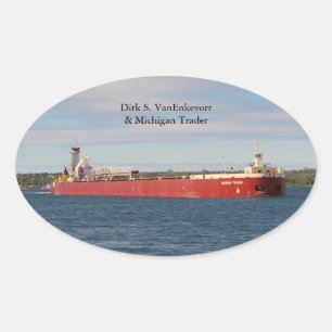 Dirk S. VanEnkevort & Michigan Trader Aufkleber