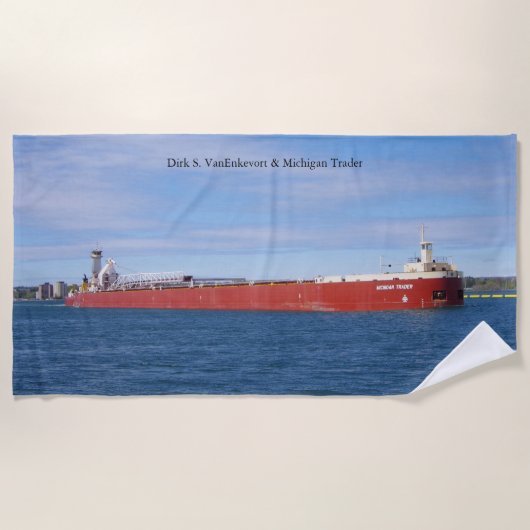 Dirk S. VanEnkevort & Michigan Trader Handtuch (Vorderseite)