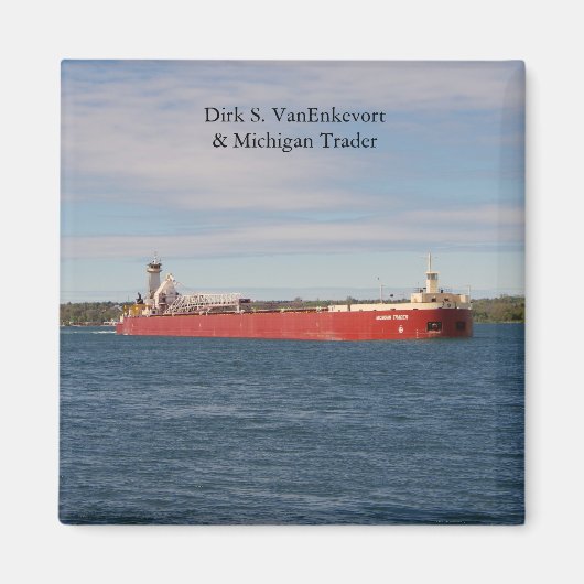 Dirk S. VanEnkevort & Michigan Trader Magnet (Vorne)
